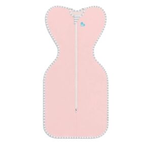 Love to Dream Pink Sleep Sack with Gray Trim